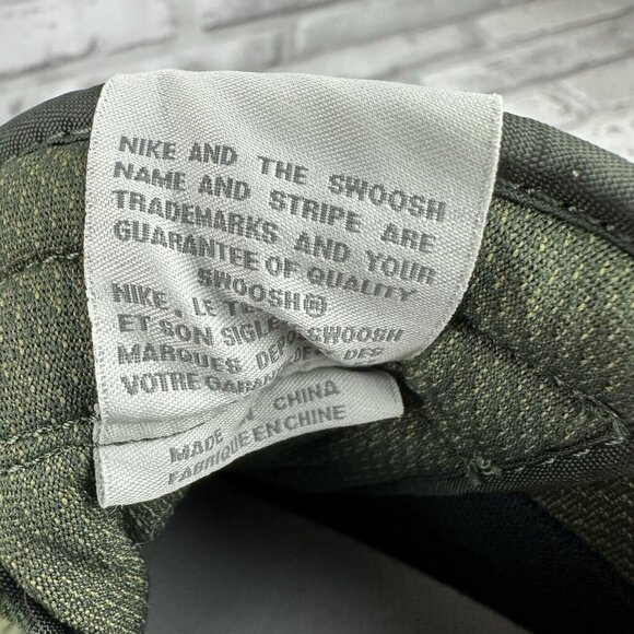 Nike Dunk Sky Hi Hidden Wedge Heel Carbon Green Silver High Sneaker SZ 7 5288993 - Picture 8 of 9